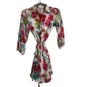 Tommy Bahama Fiesta Flora Red and Green Dress Only Worn Once